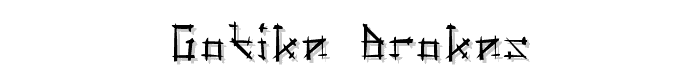 Gotika Brokas font